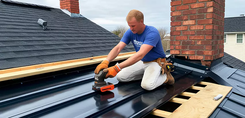 Metal Roof Leak Repair in Champaign